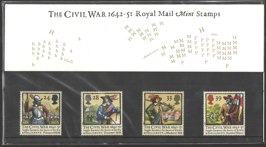 (image for) 1992 Civil War Royal Mail Presentation Pack 228
